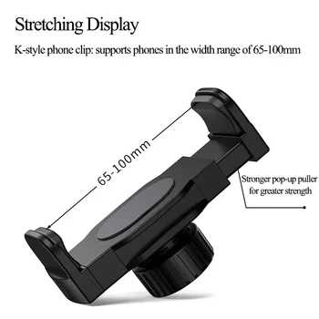 Supporto per telefono da auto Eary Upgraded Spring Clip Accessories Air Vent, compatibile con qualsiasi cellulare da 4-7 pollici, inclusi iPhone.