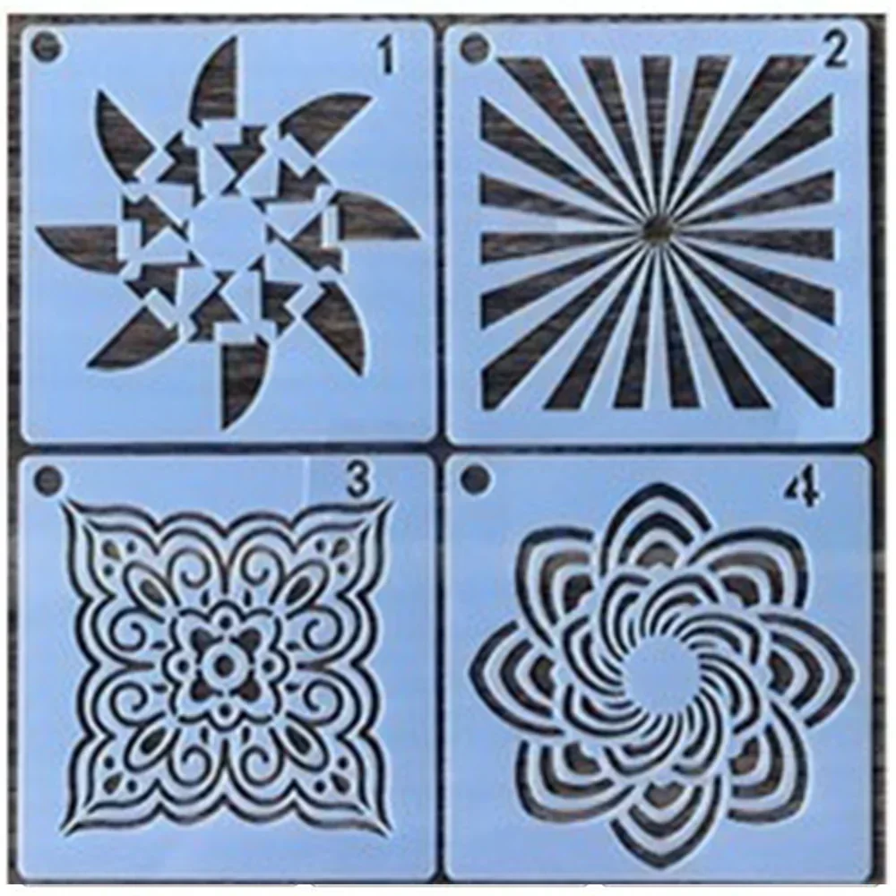 Mandala Wall Painting Stencils - 36 DIY Art Templates for Creative Crafts