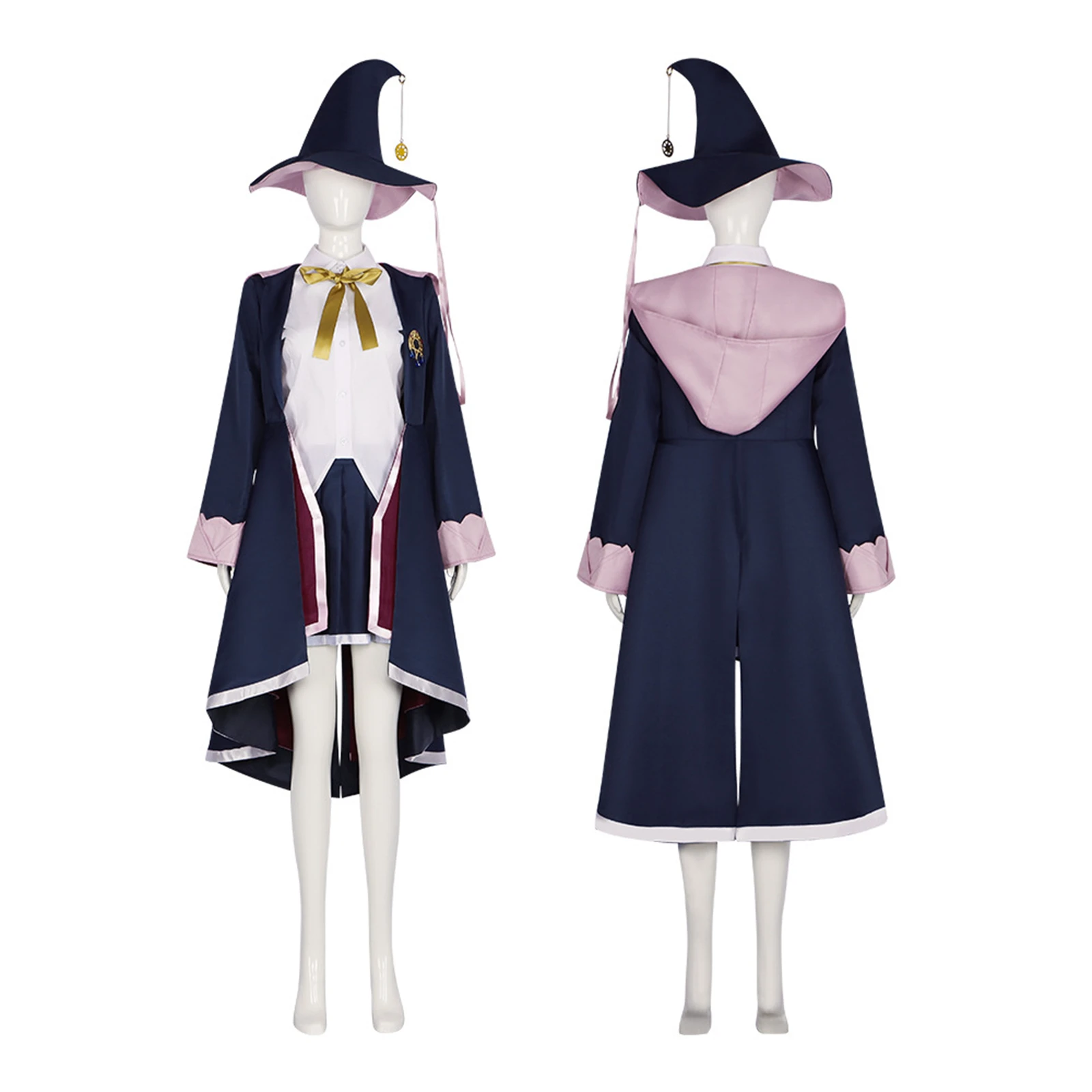 Bruxa Errante Fantasia de Cosplay para Meninas, A Jornada de Elaina Anime,  Bruxa Ashen, Túnica Mágica, Uniformes, Halloween Party Wear - AliExpress