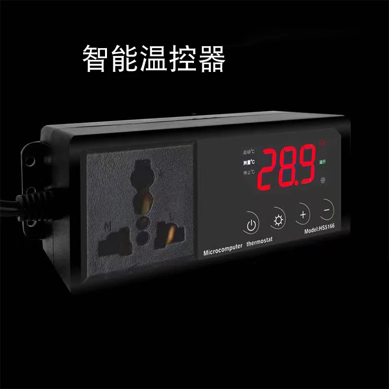 בקר טמפרטורת טרמוסטט לזוחלים, פד חימום קרמי ומנורה, מתקן חום למיכל זוחלים, נחשים וצביות