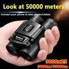 9000x25 HD Zoom Portable Powerful Binoculars Long Range BAK4 Telescope Jumelles Folding BAK4 Binoculars for Hunting Camping 1
