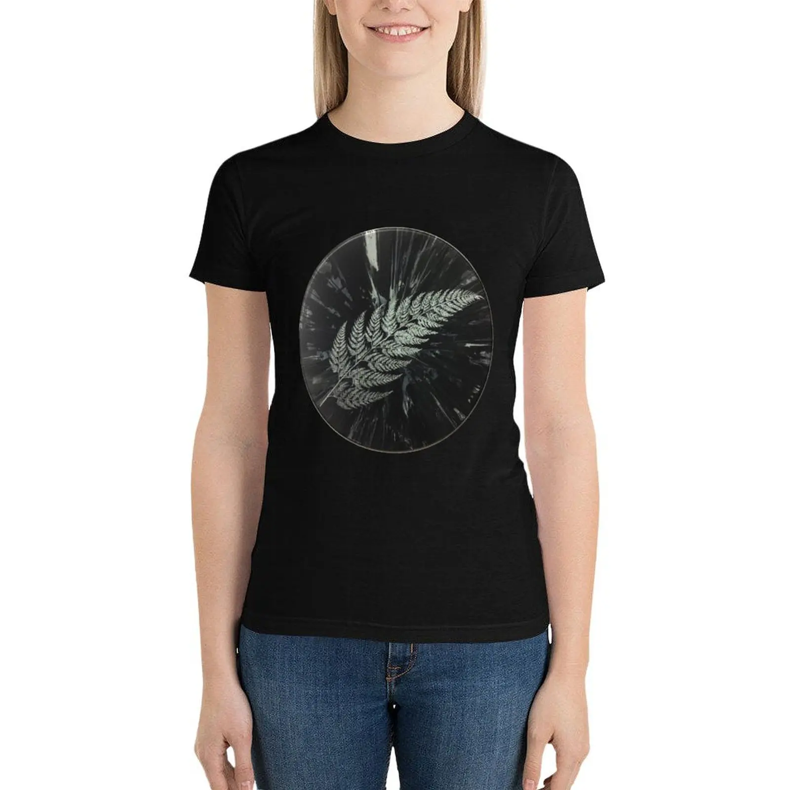 

Silver Fern New Zealand T-Shirt Short sleeve tee summer top Women t shirt