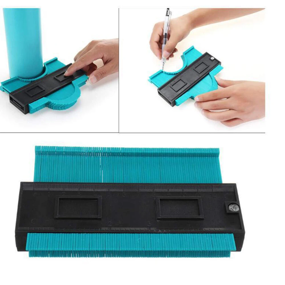Contour Gauge Shape Duplicator Profile Measuring Tool Template Plastic Copy