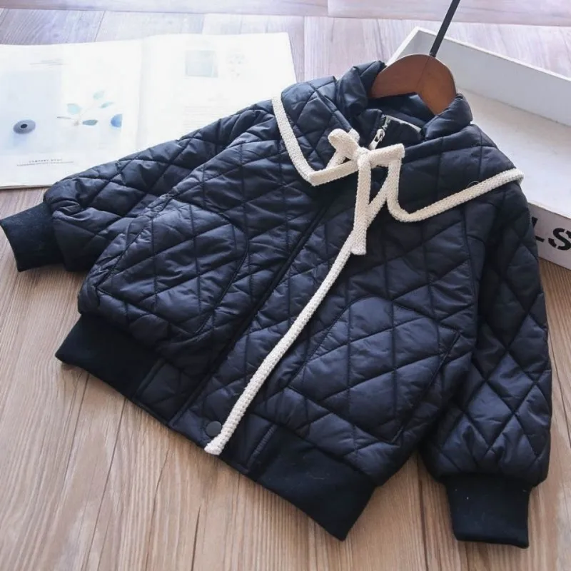 

2023 Kids Baby Girl Overcoat Winter Warm New Fashion Cotton Coat for Girls Teens Autumn Jacket Warm Outerwear Children Windproof