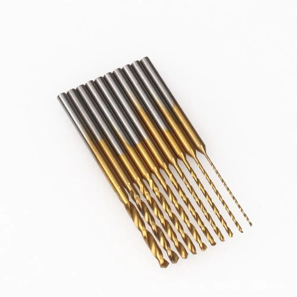High Speed Steel Gold Twist Drill Bits for DIY Wood Carving