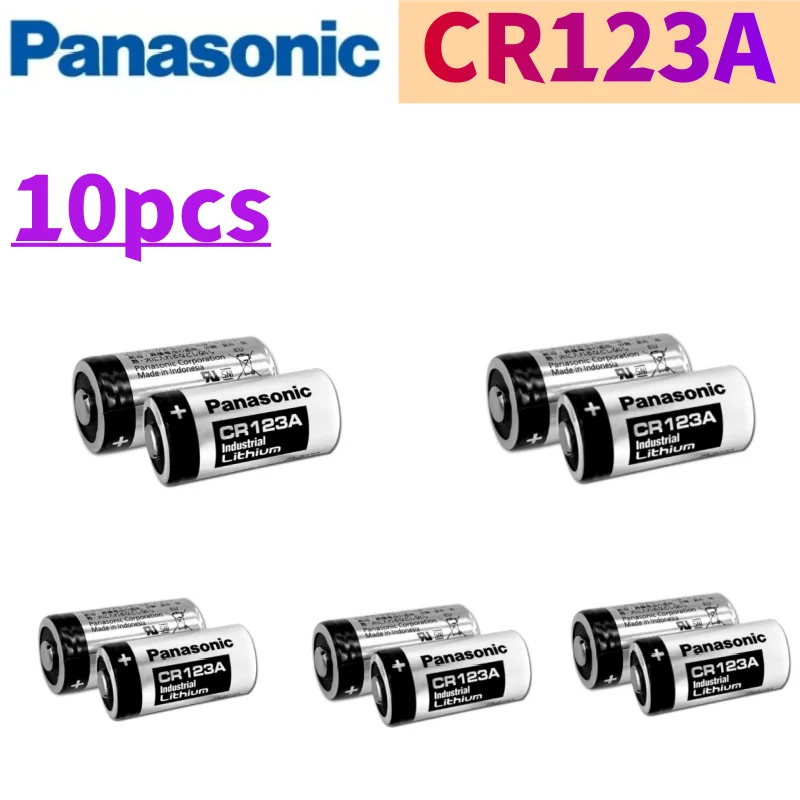 Original Panasonic 123 Lithium 3V Arlo Camera Battery CR123A CR17345 DL123A EL123A 123A 2~10PCS power tool battery rechargeable lithium batteries