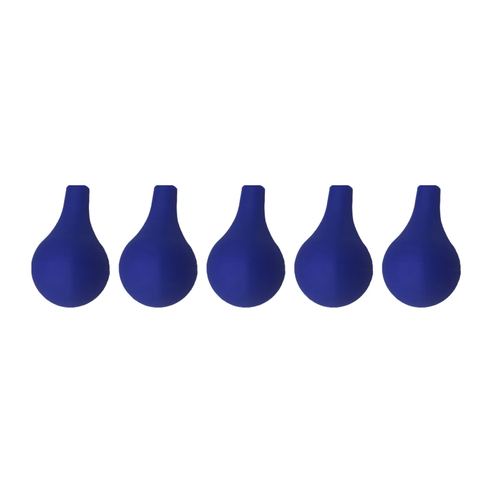 

5 Pcs Light Bulb 10pcs Pipette Graduated Dropper Silicone Suction Ball (blue) Cap Scale M Pipettes Supplies