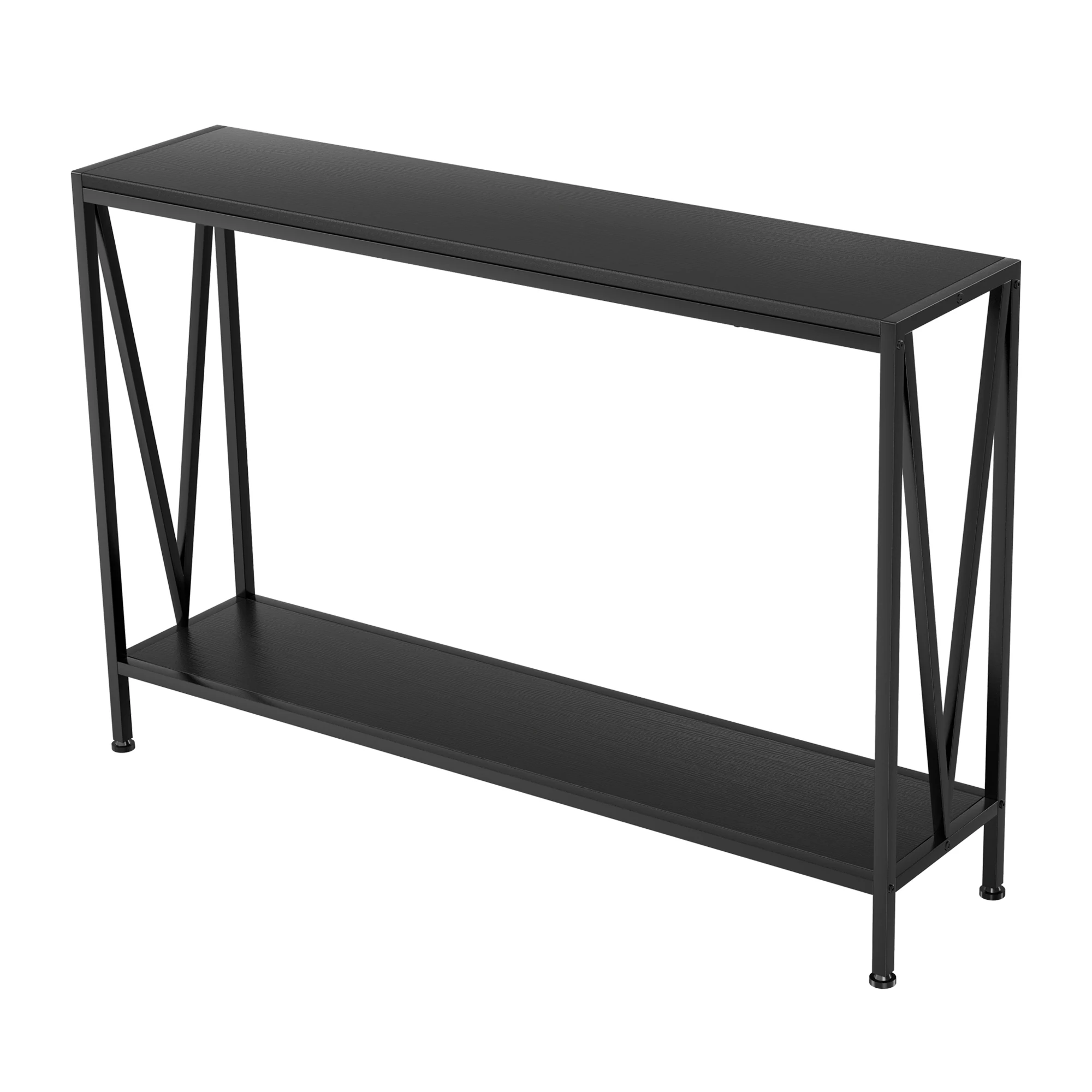 Description Picture 6 of itemRustic Console Table, 42.9'' Entryway Table and Sofa Table,2-Tier Narrow Console Table with Storage, Console Tables for Entryway