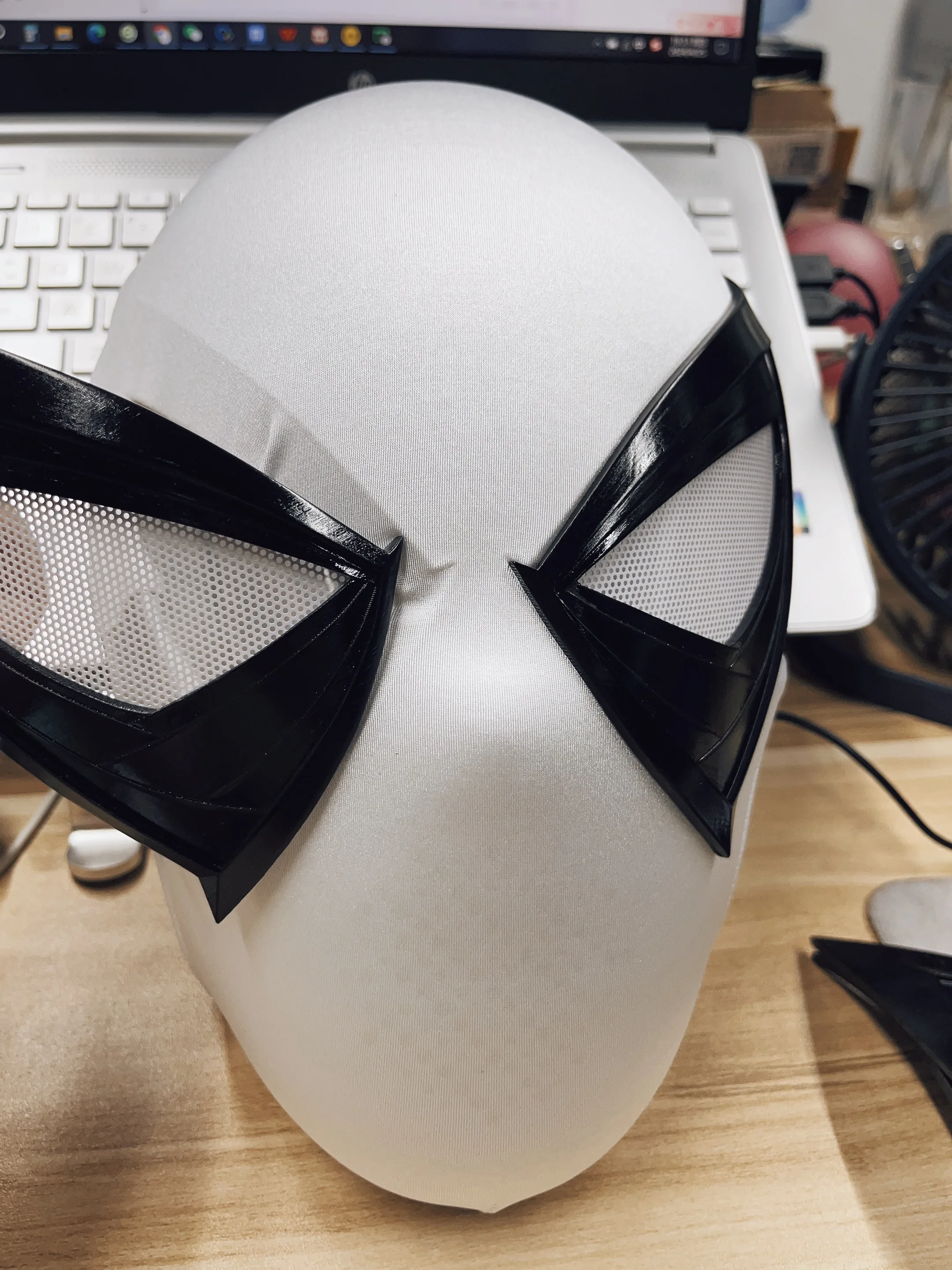 マーベル アンチヴェノム スパイダーマン マスク 磁気アイ2組付き 1:1