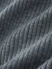FSLE 30.1% Wool Women Slim Cardigans 2025 Spring Long Sleeve Knitwear Blue Thin Long Sleeve Solid Sweater 25FS11195 4