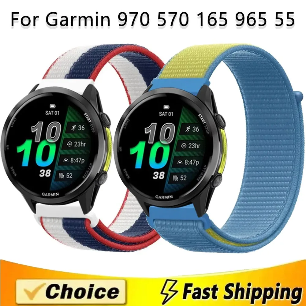 Flag Style Fashion Nylon Band, 22mm/20mm,