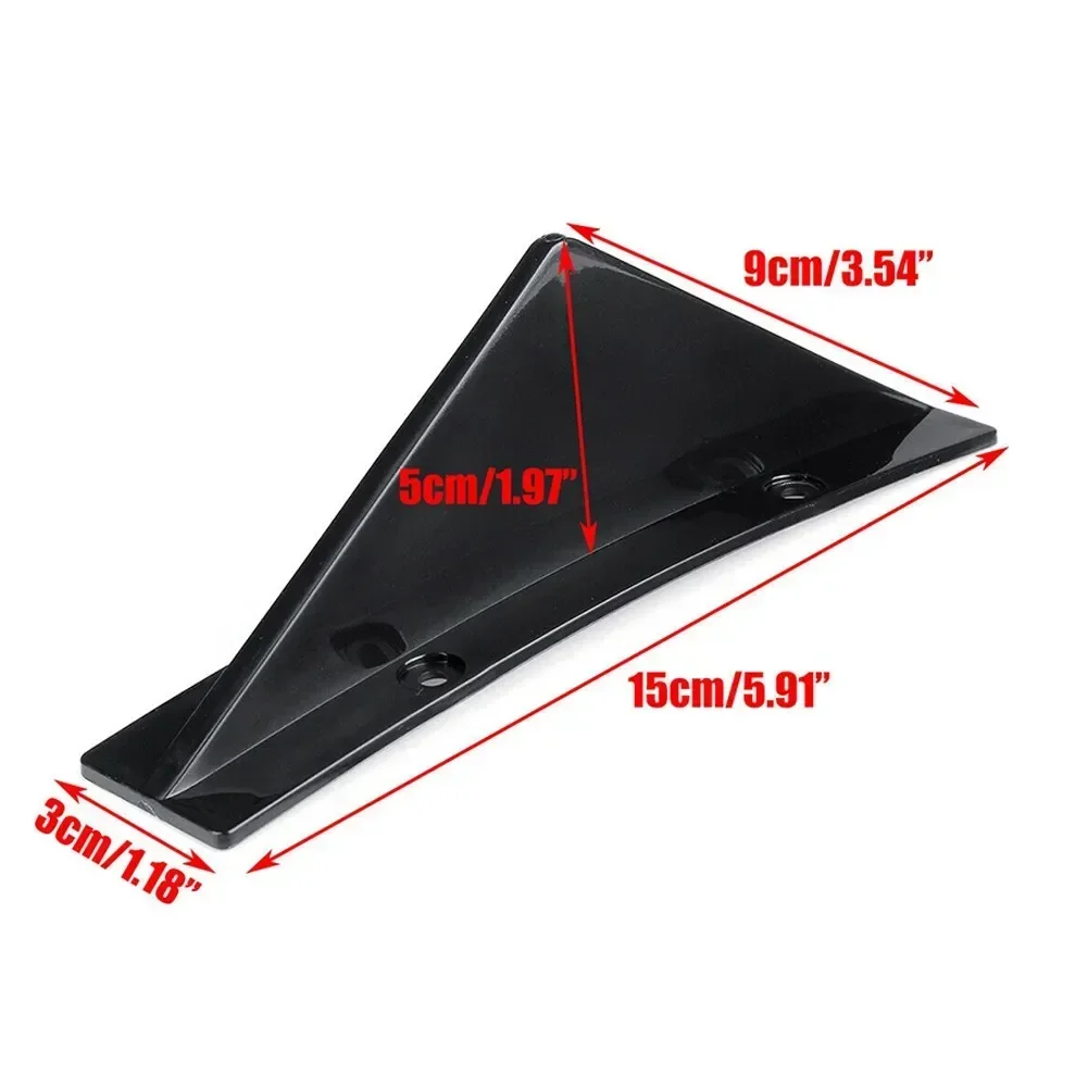 4pcs/set Car Rear Bumper Diffuser Caps Universal Rear Bumper Diffuser LipSplitte Fin Trim Cap For 300,car bumper spoiler,bumper lip,bumper lip decoration,car rear bumper lip
