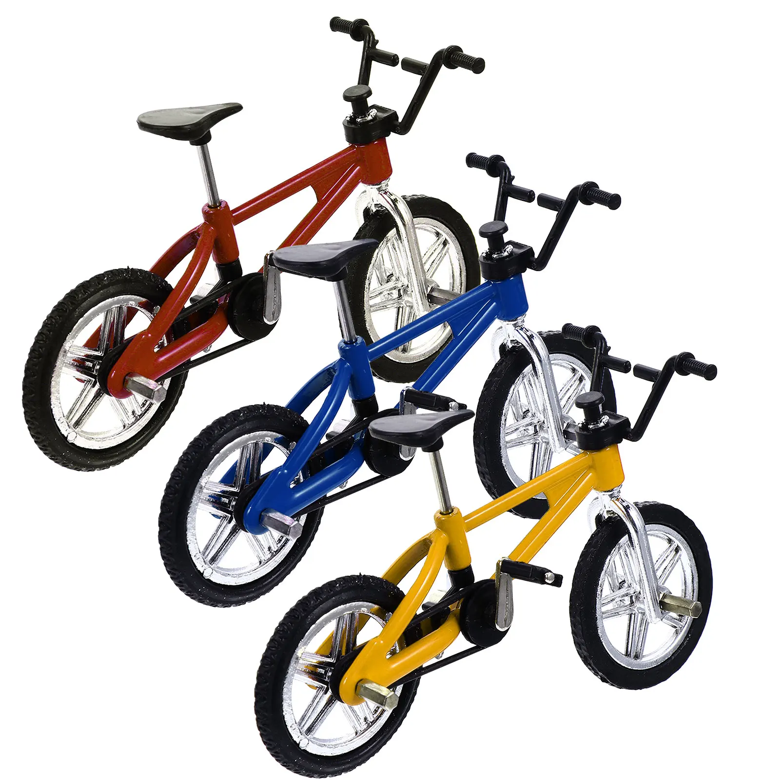 3pcs Mini Finger Bike Toys Fingertip Movement Supplies Finger Training