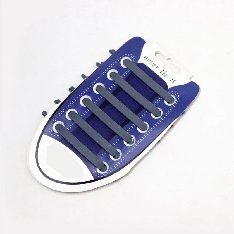 Lacci Per Scarpe In Silicone Da 12 Pz/lotto Con Lacci ... - Alibaba - Foto 2