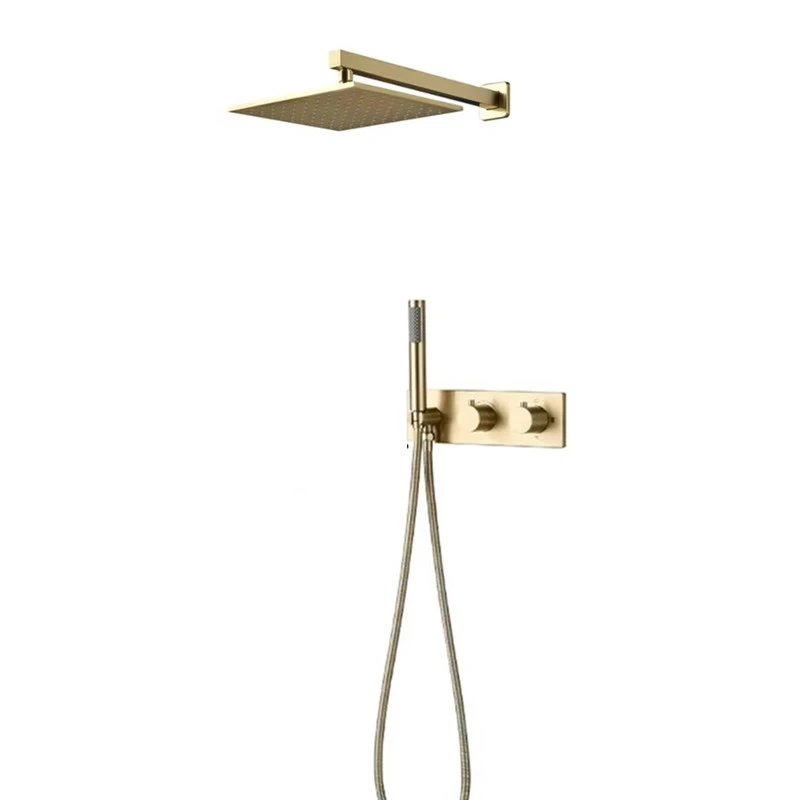 brushed gold b