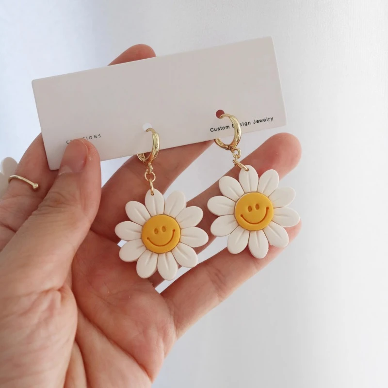 Flower Earrings Shaped Polymer Clay Cutter DIY Handmade Rings/necklaces Polymer Clay Mold Jewelry Modeling Pottery Tools polymer clay tools pottery tools clay sculpting tools pottery sculpting tools clay craft tool