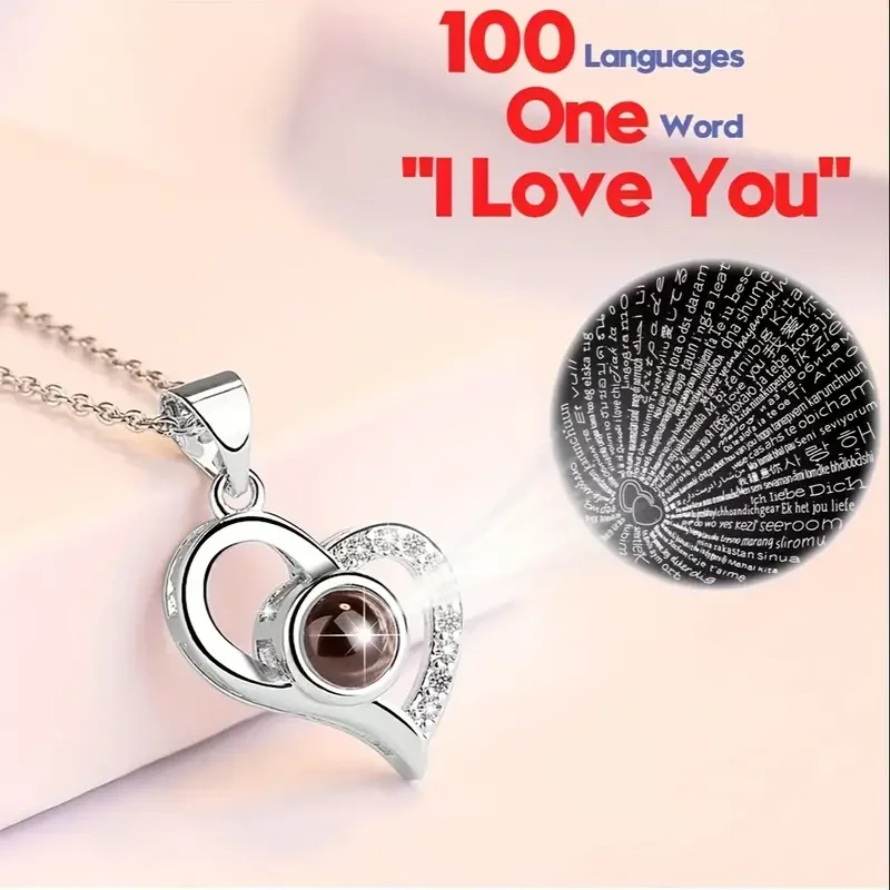 Collana con rosa rossa a forma di cuore con confezione regalo: San Valentino, anniversario, compleanno, regalo per la festa della mamma per donne, mamma, moglie 2