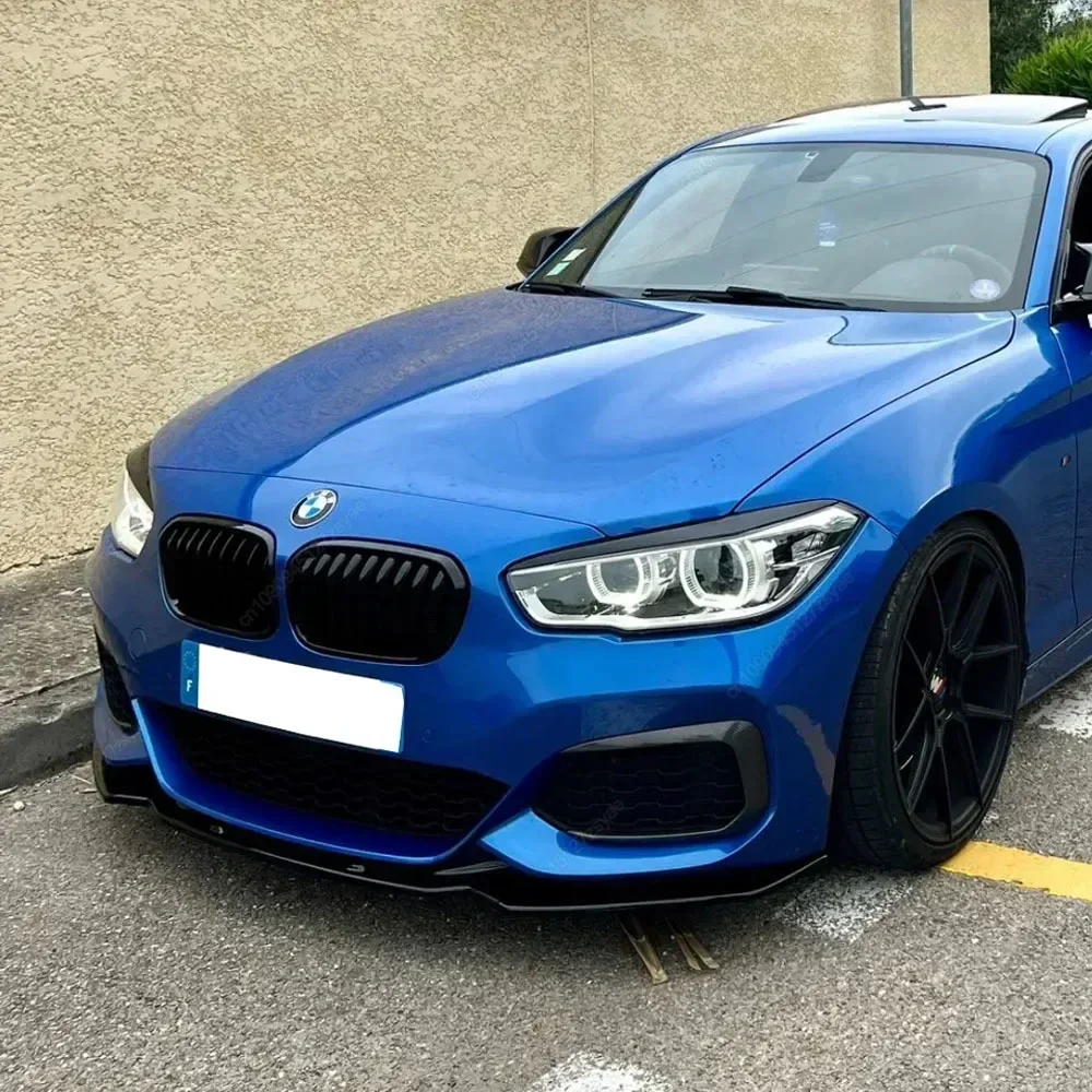 M-Sport Front Lip Bumper Blade for BMW 1 Series F20 F21 M-Pack 2012 2013 2014 2015 118i 120i M135i M140i car bumper spoiler bumper lip bumper lip decoration front bumper decoration front bumper cover