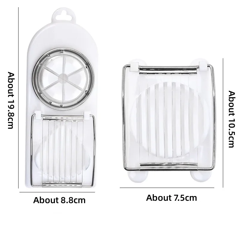 Multifunctional Egg Cutter Stainless Steel Egg Slicer Sectioner Cutter Mold Flower-Shape Luncheon Meat Cutter Kitchen Gadgets Kitchen