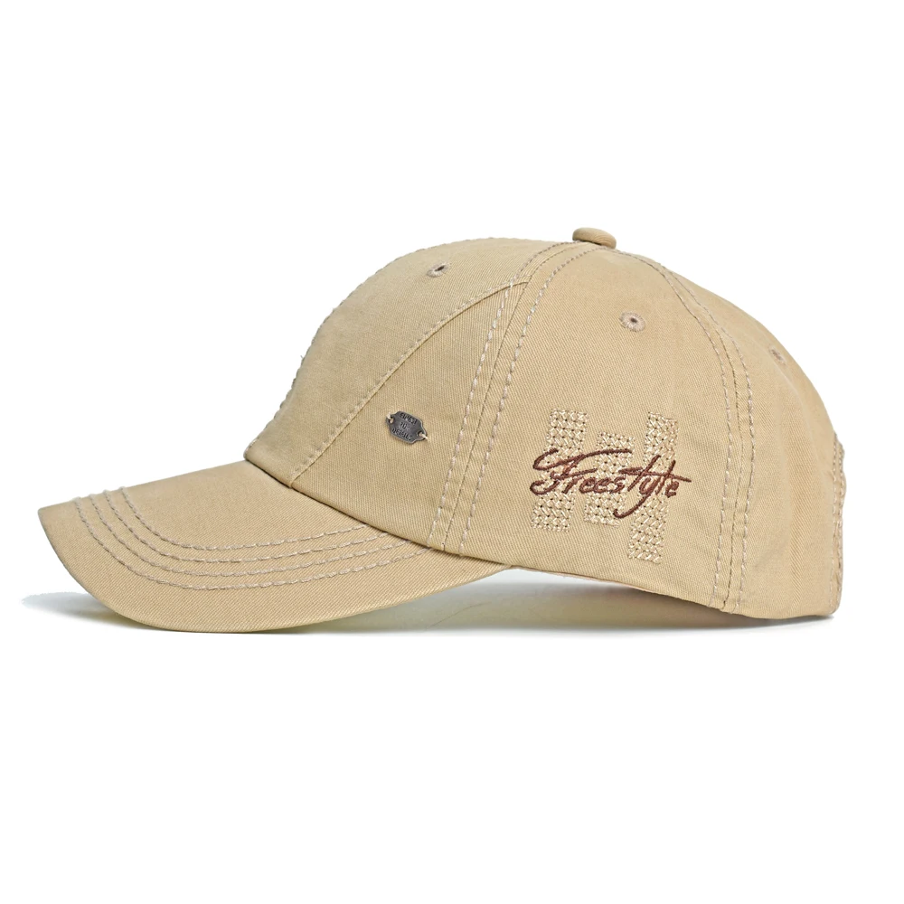 Vier Jahreszeiten hochwertige gewaschene Baumwolle Baseball mütze Männer Frauen lässig Vintage Papa Hut verstellbare Trucker-Stil Low Profile – Detail 23