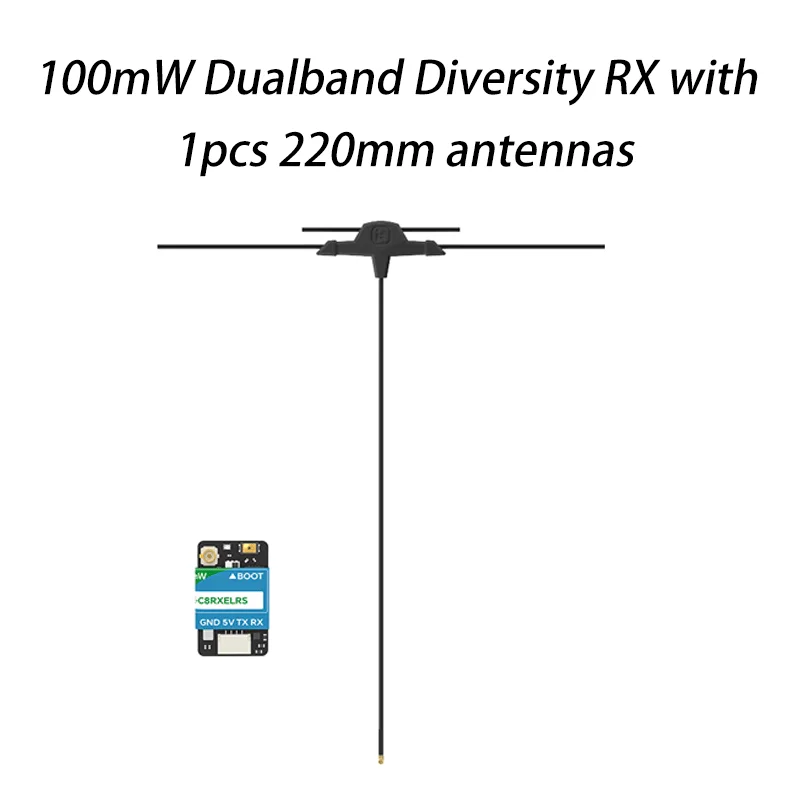 Drone FPV ELRS 100mW/500mW 70-220mm - Radiocommande Longue Portée
