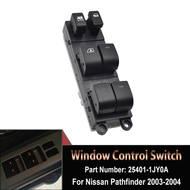 

254011JY0A 25401-1JY0A Power Window Control Switch Regulator Button Parts For Nissan TIIDA C11 SC11 C11Z VERSA S SL 2007-2010