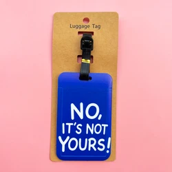 Not Your Bags! Personalized Travel Luggage Tags - Stylish ID Address Holders (5)
