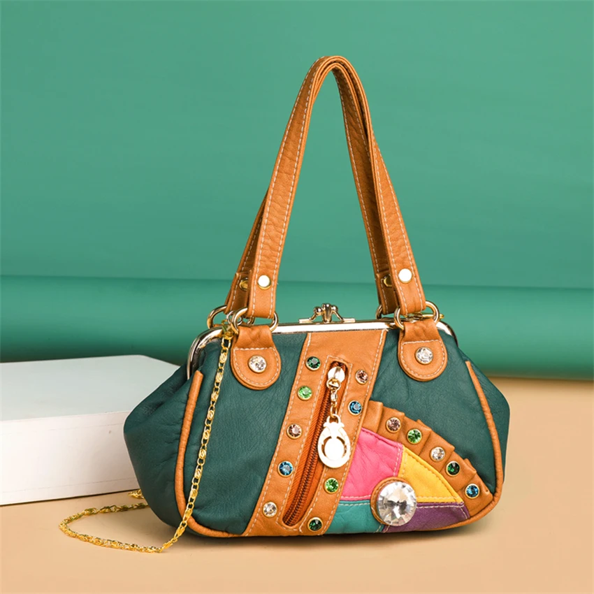 2022 Luxury Soft Leather Handbags Purses Small Bags High Quality with