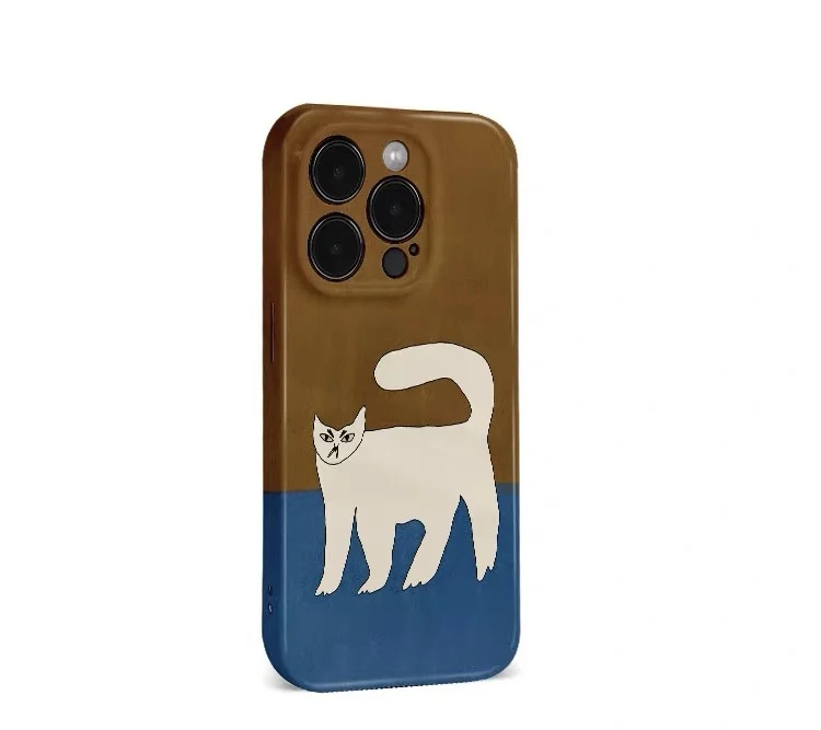 Colorful Ebi Kitten Acrylic Phone Case