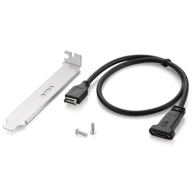 Adattatore USB 3.1 Tipo E 90 Gradi Sterzo Gomito Verticale Tipo E
