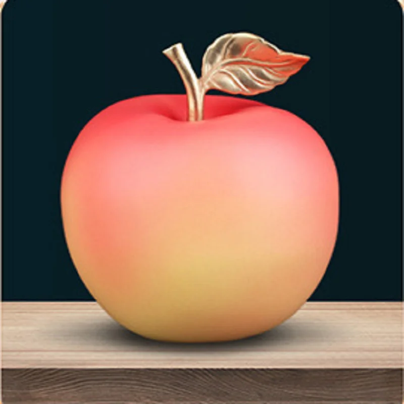 

Чистое Латунное украшение Apple для дома, гостиной, настольное украшение, подарочное украшение, подарки, сувениры, креативные медные ремесла Apple