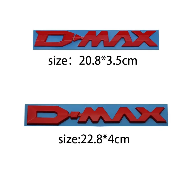 ISUZU D-MAX MU-X JIM 프론트 후드 로고 용 DMAX 편지 배지 자동차 스티커 액세서리 새 오래된 엠블럼 픽업 트렁크 라벨