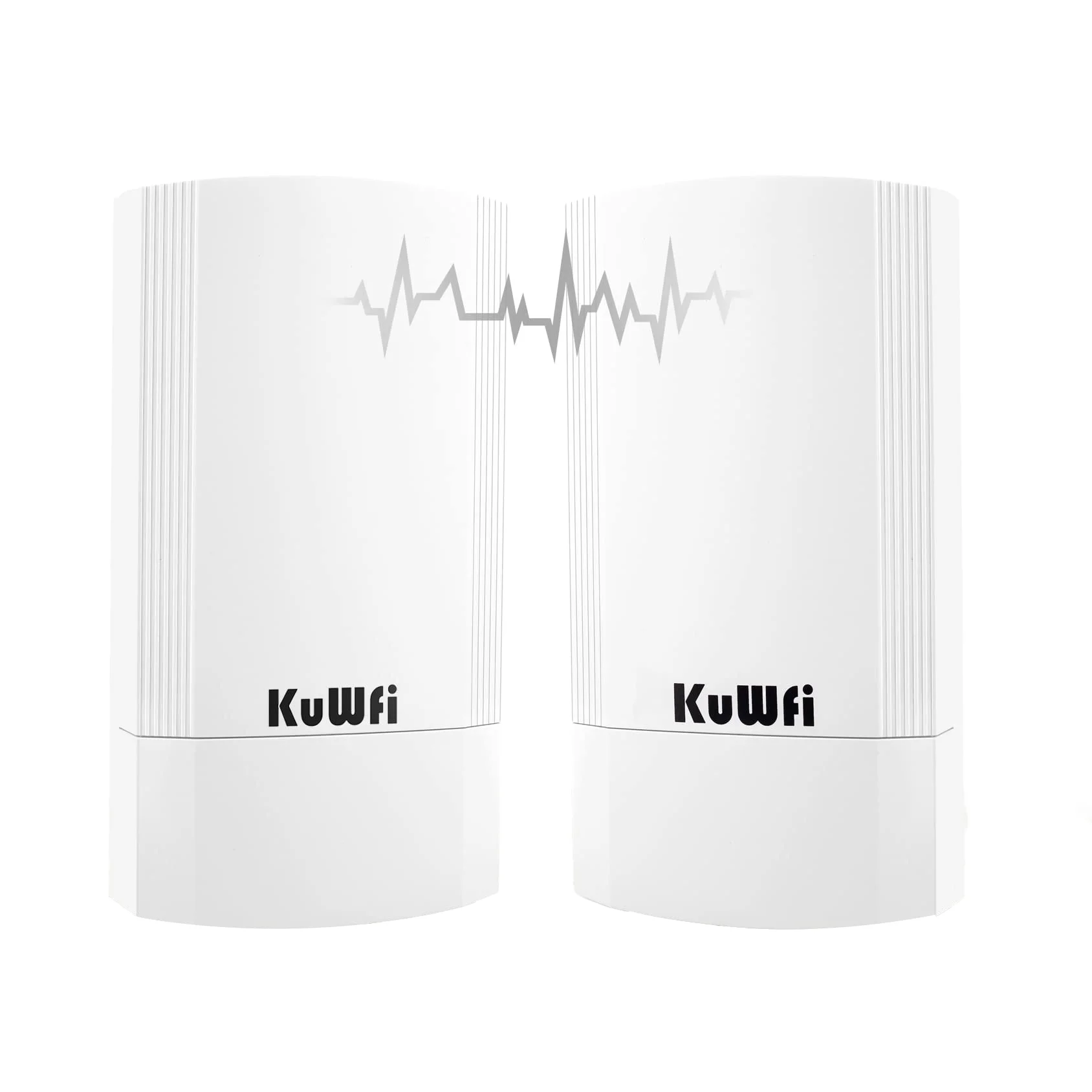 KuWFi 5.8G 야외 와이파이 브리지 900Mbps 네트워크 무선 이더넷 IP6..