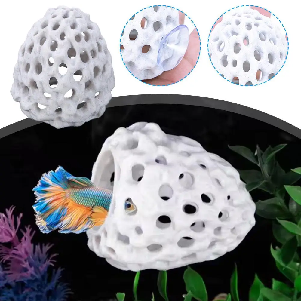 Porous Fish Shrimp House Cave for Aquarium Decor