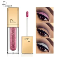 Pink Liquid Glitter Eyeshadow Metallic Pigment Eyes Makeup 18 Colors Shimmer Eye Shadow Liquid Waterproof Maquiagem Yeux Sombra 1