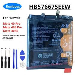 New Original HB576675EEW 4400mAh Battery For Huawei Mate 40 Pro,Mate 40E Pro,40RS 40 RS NOH-AN50 NOH-AN00 AN01 AL00 Mobile Phone