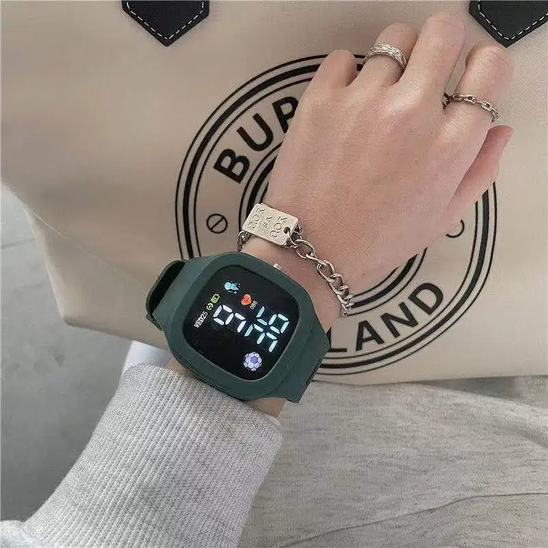 Fashion Sports Watch For Boys Girls Led Digital Kids Watches Children's Waterproof Silicone Watch Unisex WristWatch reloj nino 2