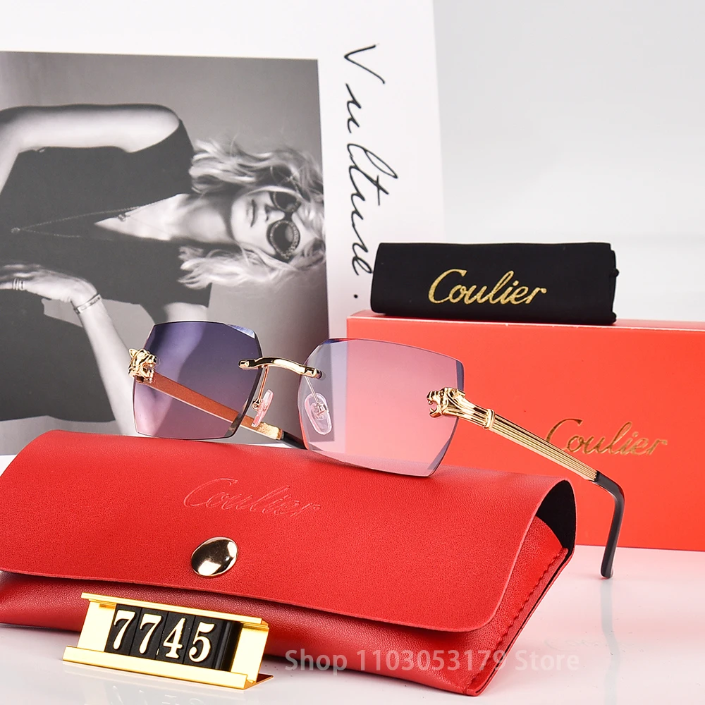 نظارات شمسية مستطيلة متدرجة للرجال والنساء، ظلال م...