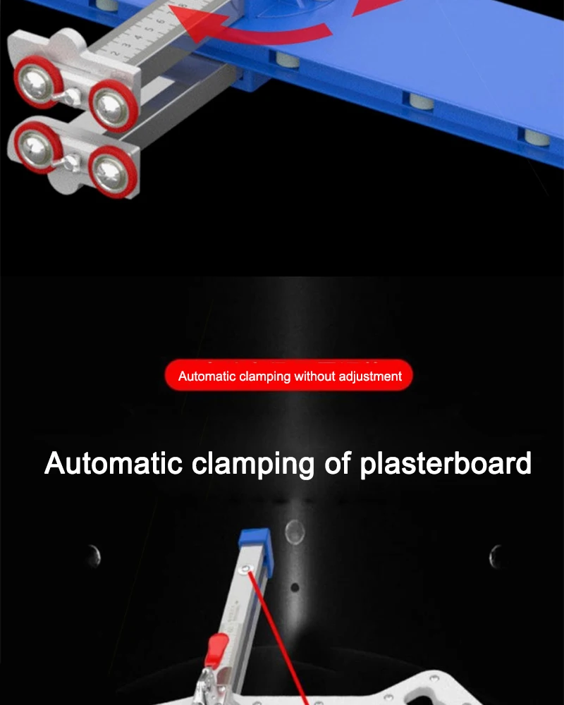 Gypsum board cutting artifact push knife The latest woodworking high-precision s