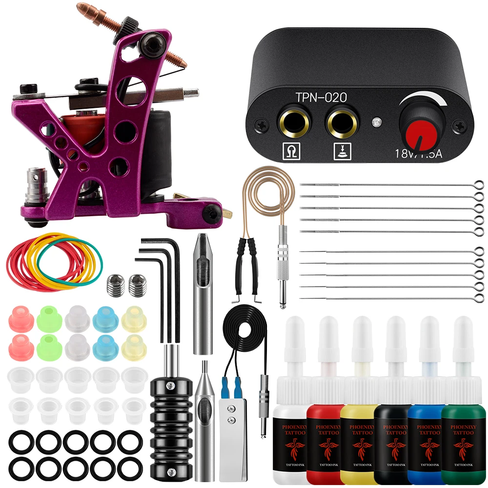 Tattoo Kit4 6Pc Ink