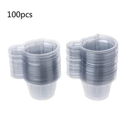 Plastic Disposable Cups Set for DIY Epoxy Resin Jewelry Making (100Pcs)