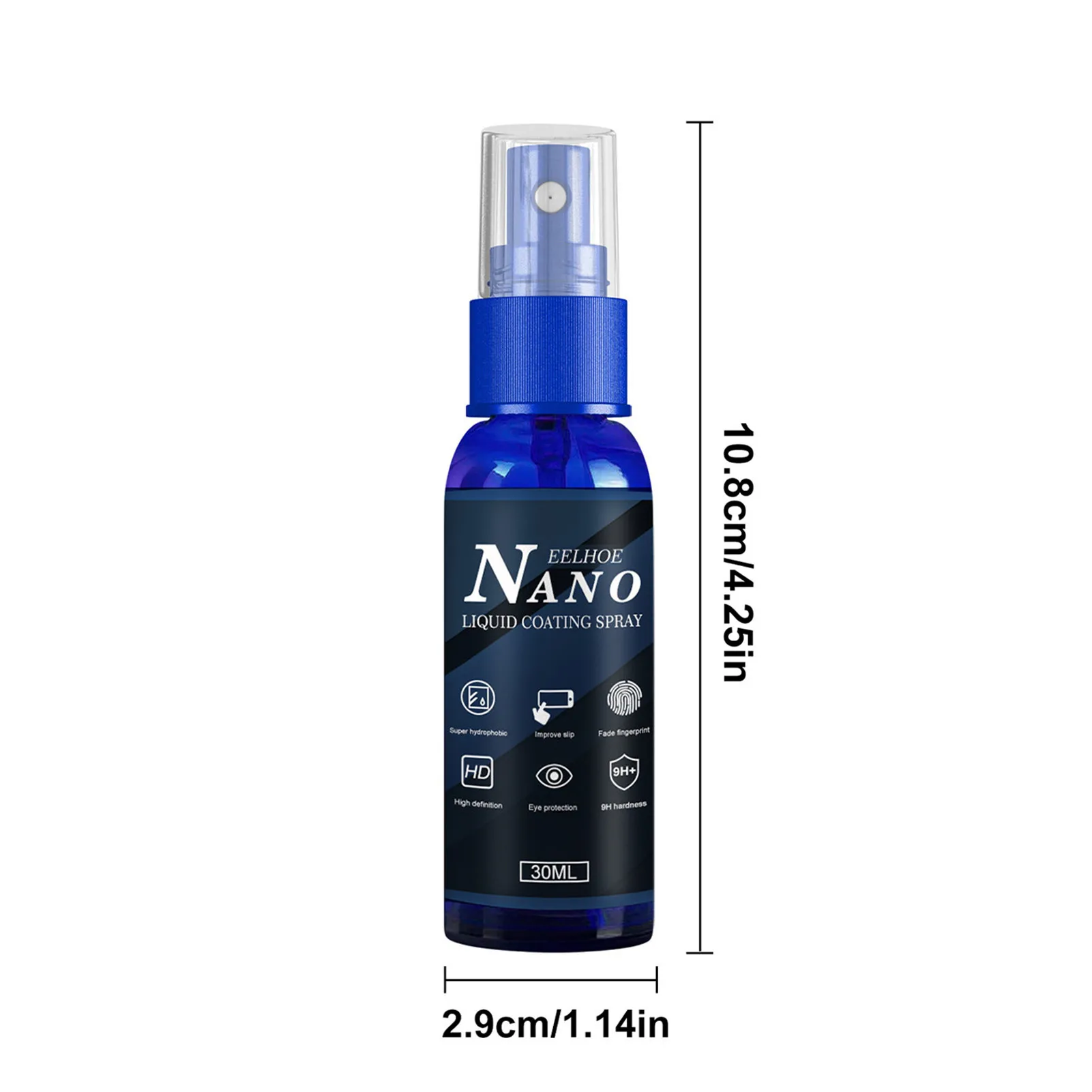 Mobile Phone Screen Protector Spray Hydrophobic Polish Liquid Coating Protection Spray Anti-Fingerprint NanoCoating for Mobile Phones