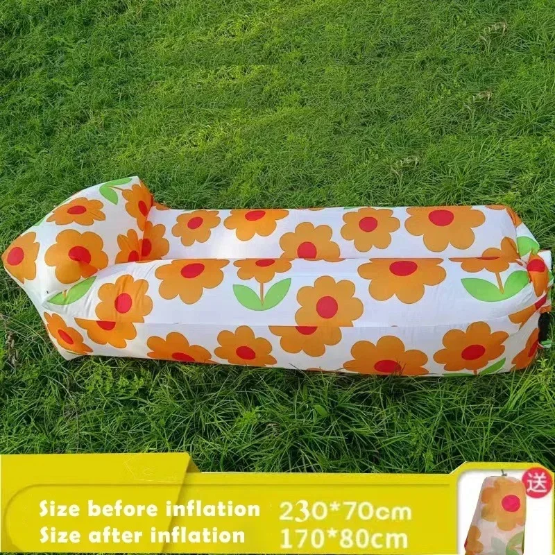 Inflatable Sofa Bed 240*70cm Outdoor Fast Inflatable