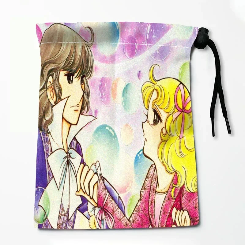 Candy Candy Drawstring Bags Festive Accessories 25X32CM Peach Skin Fabric Resuable Storage Clothes Bag Tarot Bag 3