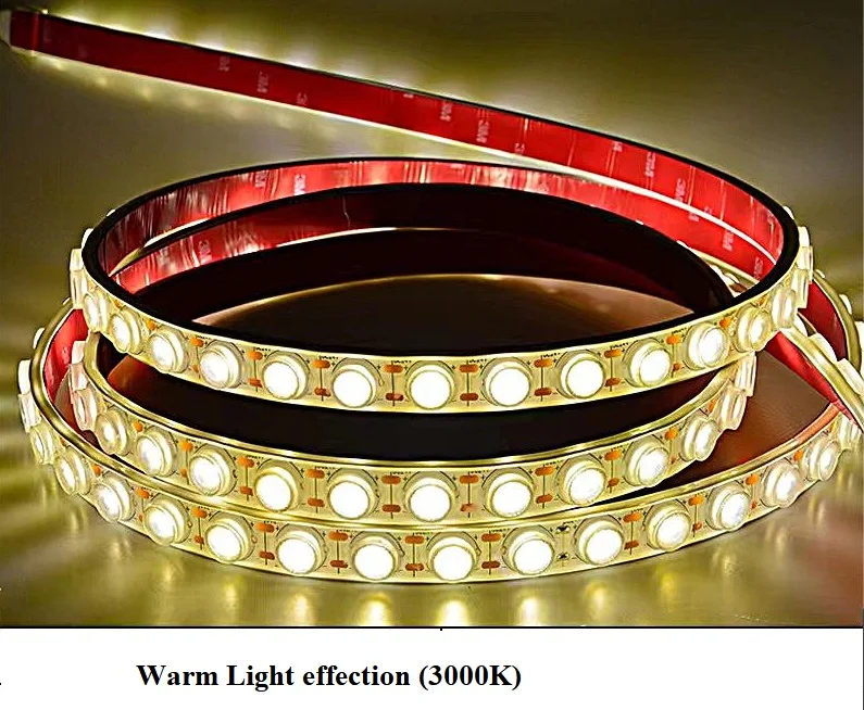 thumbnail image 1 of Tira de luz LED flexible para bañador de pared, IP67, 24 V CC, para exteriores, resistente al agua, accesorio de iluminación para bañador de pared, tira de iluminación con retroiluminación, 1 of 5