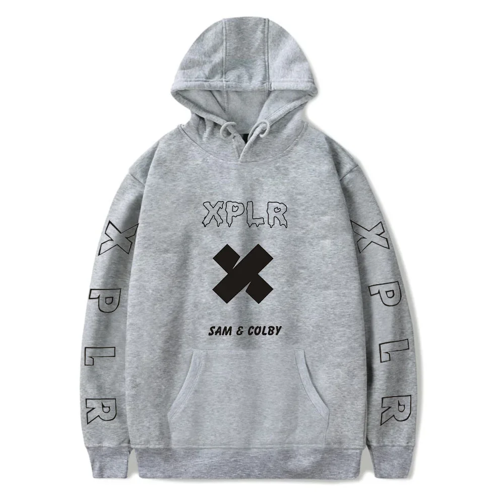 Winter Hoodies Sam And Colby Pullover XPLR Hoodie Printed Sam And Colby Hoodies Sweatshirts Men Hoodie Youtube Casual Sweatshirt 2