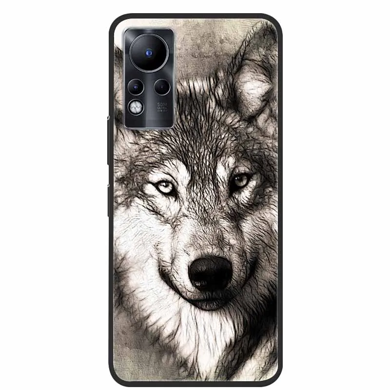 Animal Wolf Silicone Back Cover Phone Case - Stylish and Durable Protector s