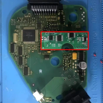 자동차 스티어링 휠 잠금 에뮬레이터, 아우디 A6 Q7 C6 J518 ELV EIS 자동차 스티어링 칼럼 수리 PCB 보드, J518