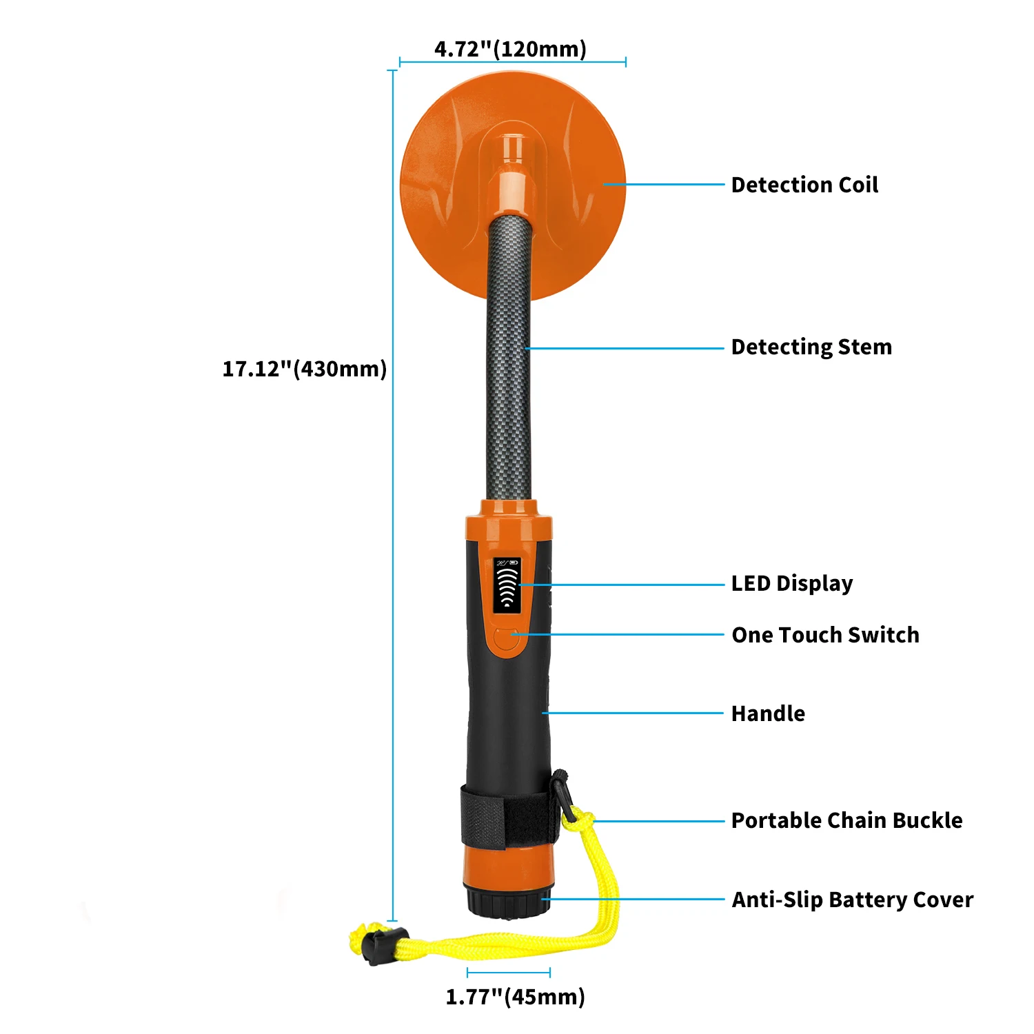 detector de metais profissional a prova dwaterproof 01