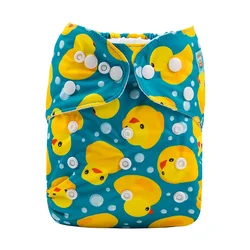 Eco-Friendly Baby Cloth Diapers with Insert - ALVABABY - With 1pc insert (H114)